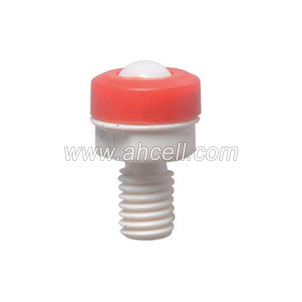 NL-8N Thread Bolt Mount Miniature Plastic Robot Ball Roller