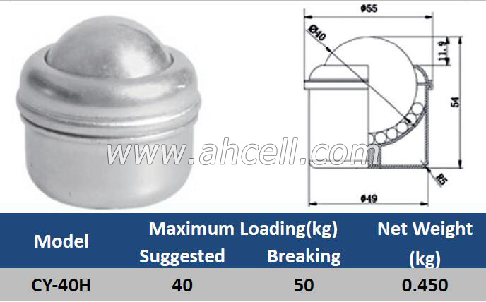 CY-40H Ball Transfer Units